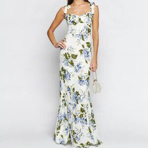 Reformation Jasen Dress - Color Riviera - Size 4